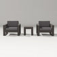 POLYWOOD LATITUDE 3-PIECE LOUNGE CHAIR SET FREE SHIPPING