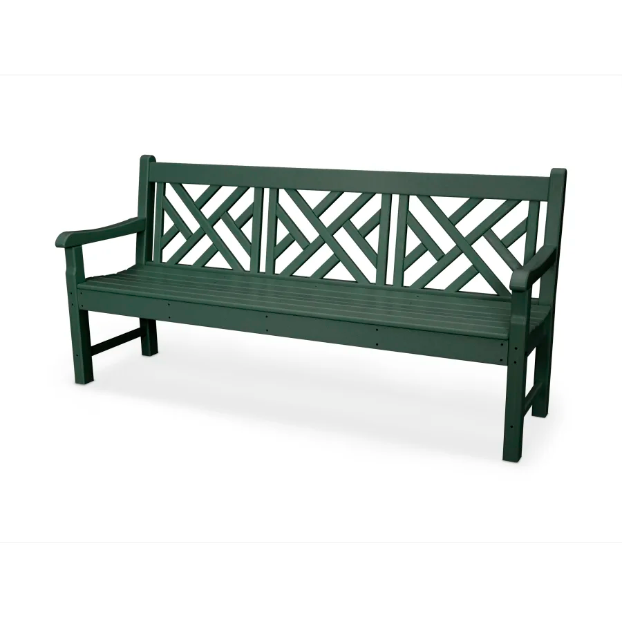 POLYWOOD Rockford 72" Chippendale Bench FREE SHIPPING