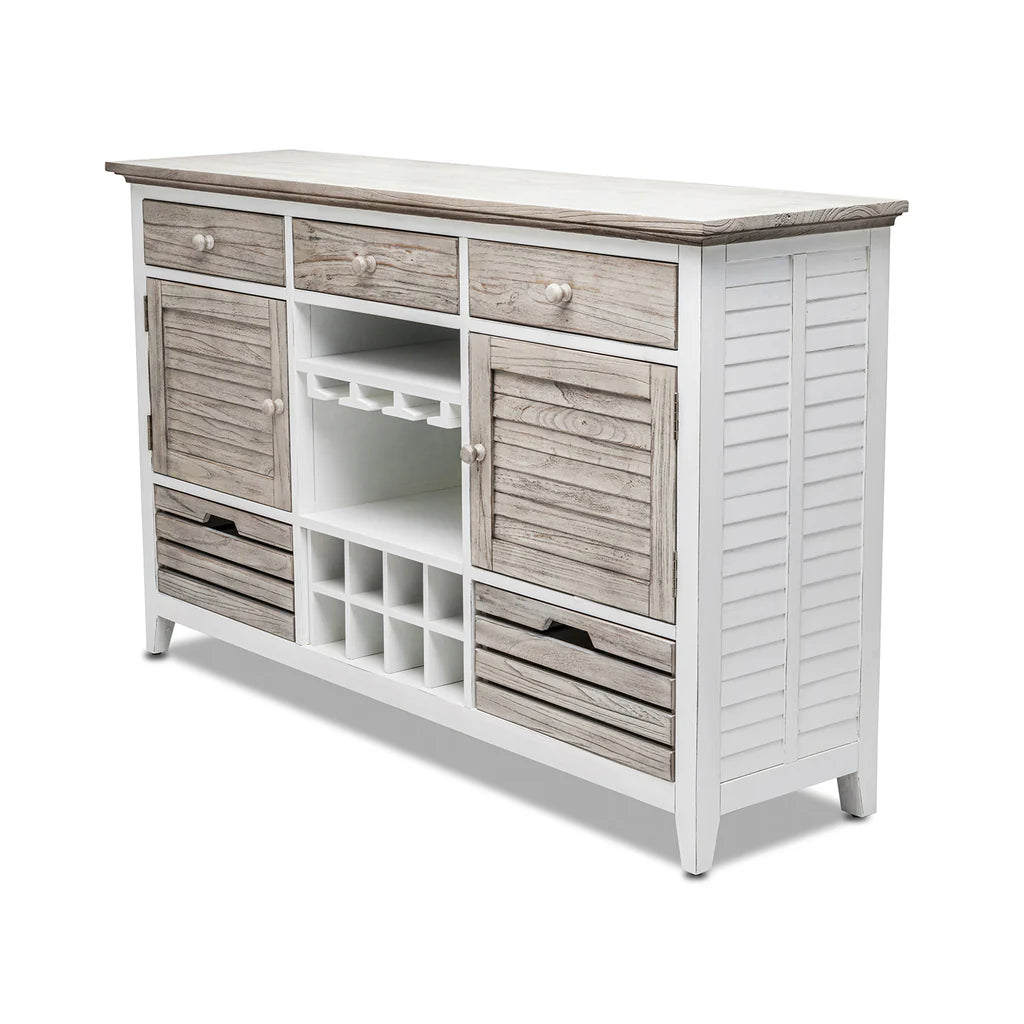 Sea Winds - Islamorada Sideboard with Wine Rack