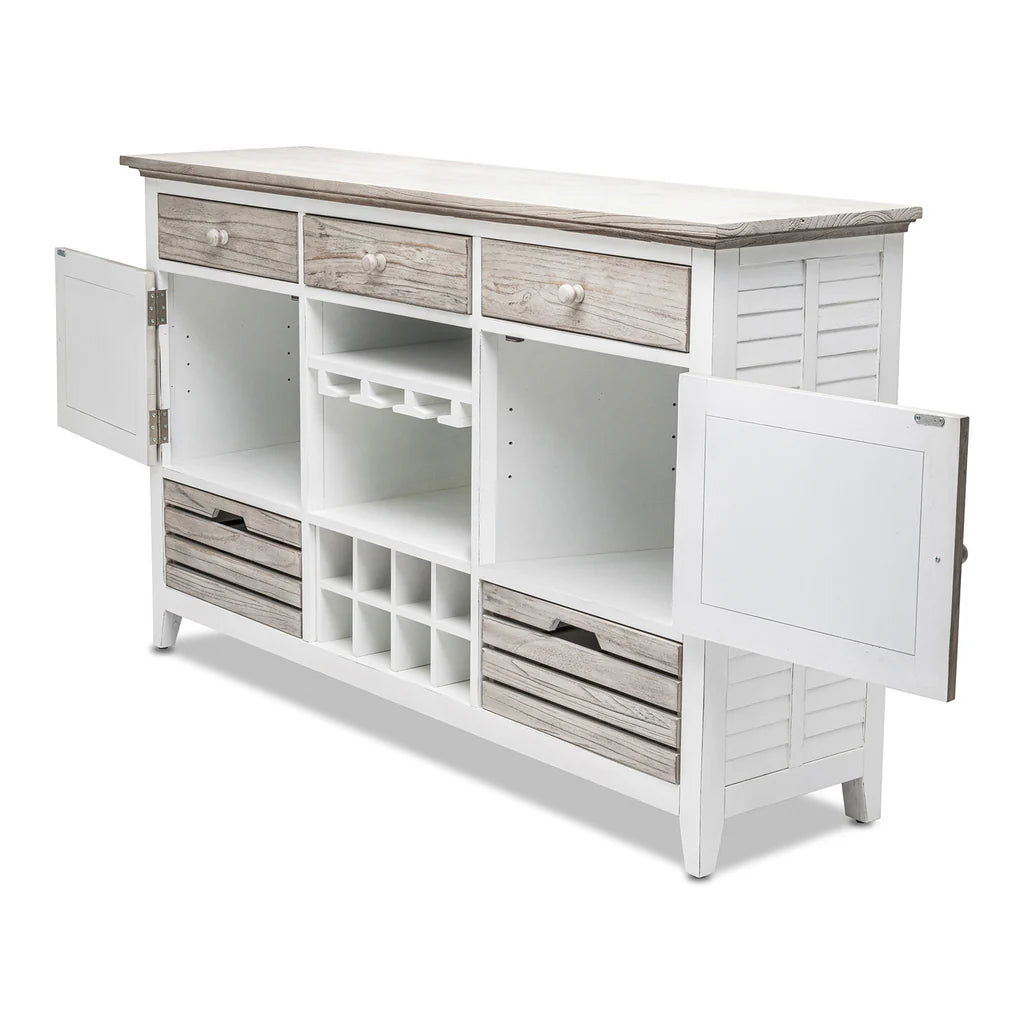 Sea Winds - Islamorada Sideboard with Wine Rack