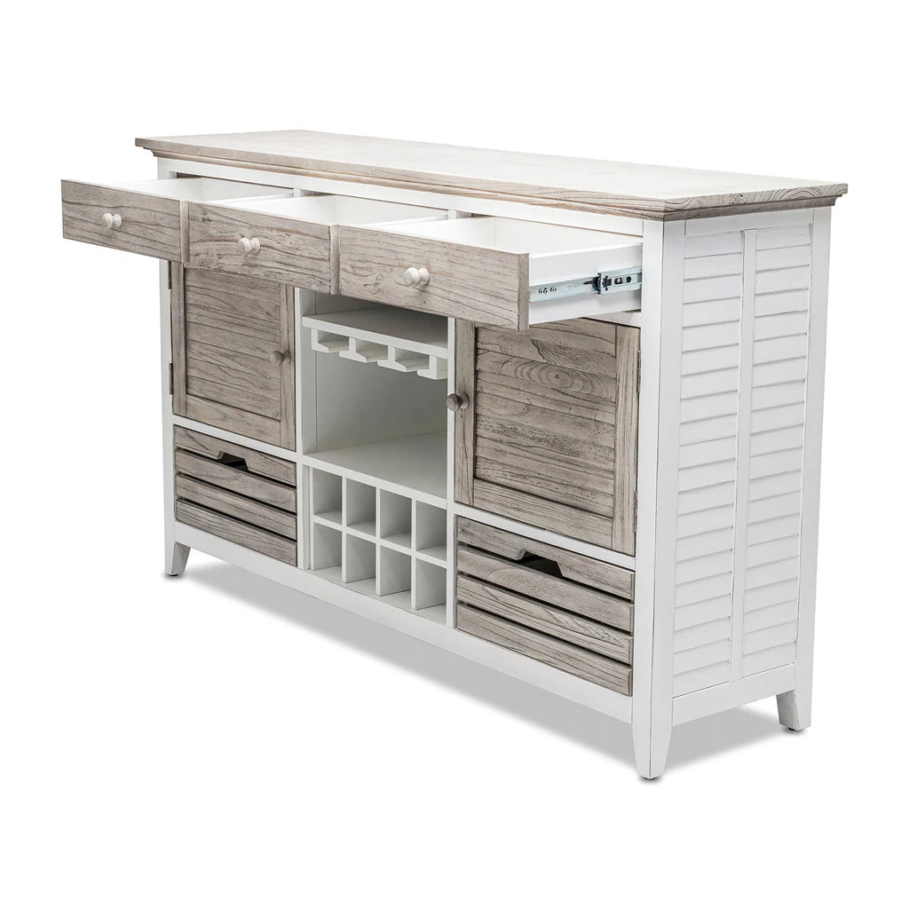 Sea Winds - Islamorada Sideboard with Wine Rack