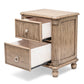 Sea Winds - Malibu 2-Drawer Electrified Wood Nightstand