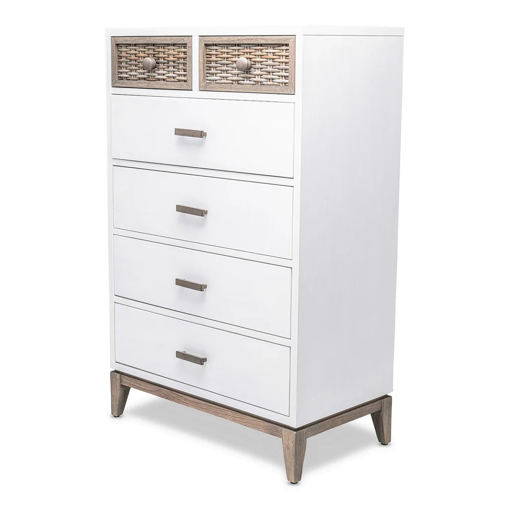 Sea Winds - Kauai 6-Drawer Split Vertical Chest