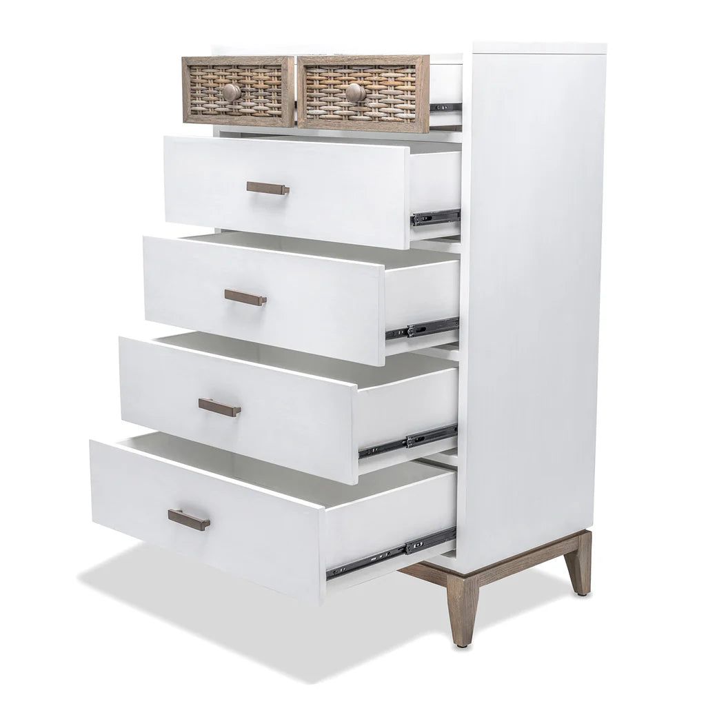 Sea Winds - Kauai 6-Drawer Split Vertical Chest