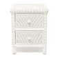 Sea Winds - Santa Cruz 2 Drawer Nightstand w/ Glass Top