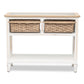 Sea Winds - Island Breeze 2-Basket Console Table