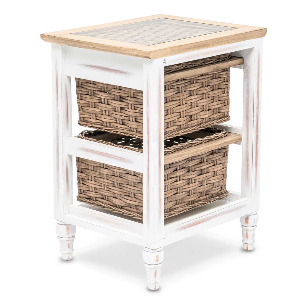 Sea Winds - Island Breeze 2-Basket Storage Cabinet