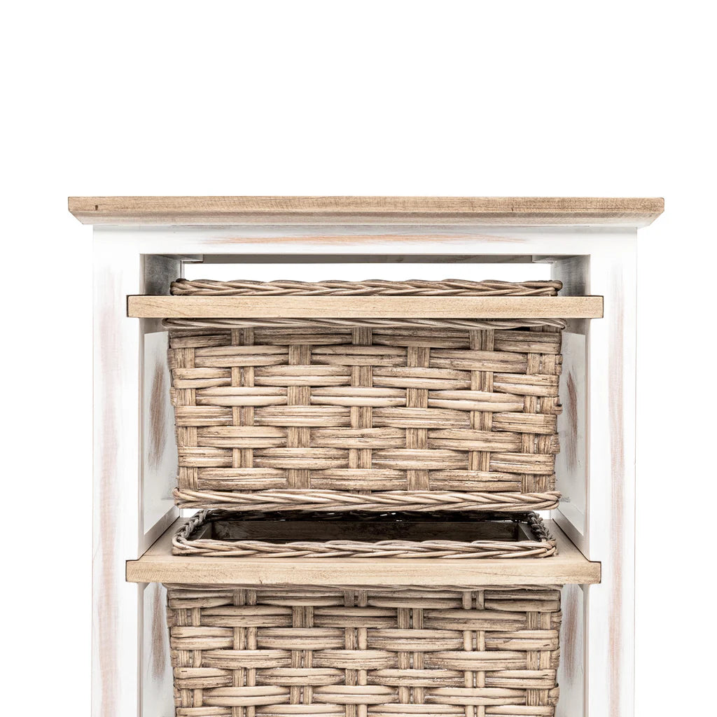 Sea Winds - Island Breeze 3-Basket Storage Cabinet