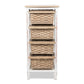 Sea Winds - Island Breeze 4-Basket Vertical Storage Cabinet