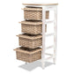 Sea Winds - Island Breeze 4-Basket Vertical Storage Cabinet