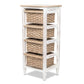 Sea Winds - Island Breeze 4-Basket Vertical Storage Cabinet