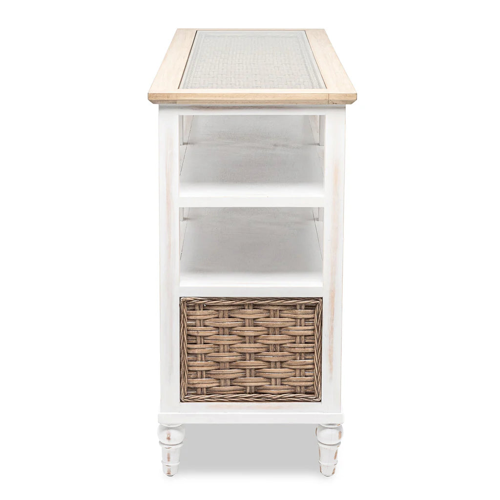 Sea Winds - Island Breeze 3-Basket Entertainment Center