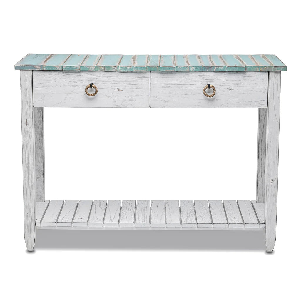 Sea Winds - Picket Fence Console Table