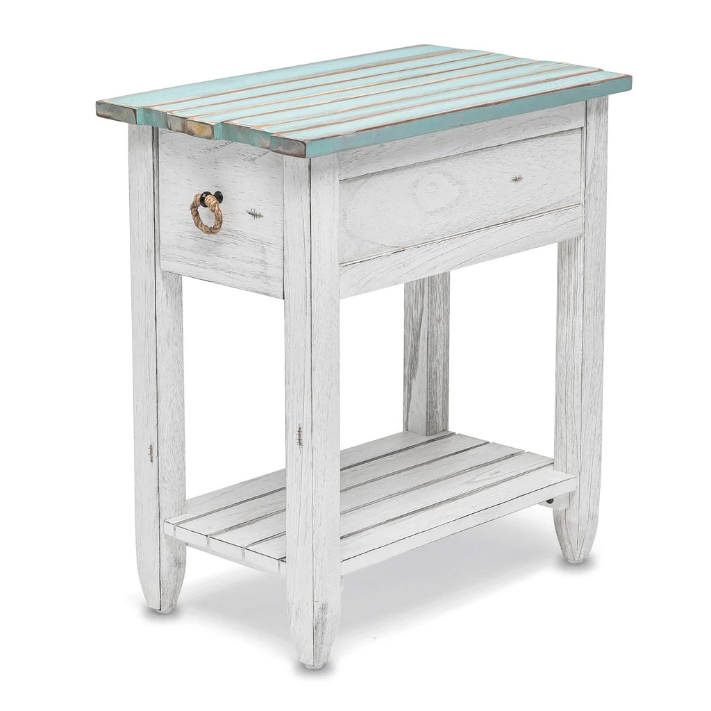 Sea Winds - Picket Fence Chairside Table