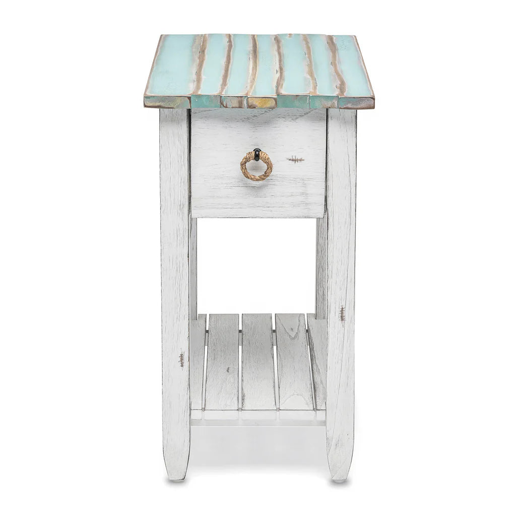 Sea Winds - Picket Fence Chairside Table