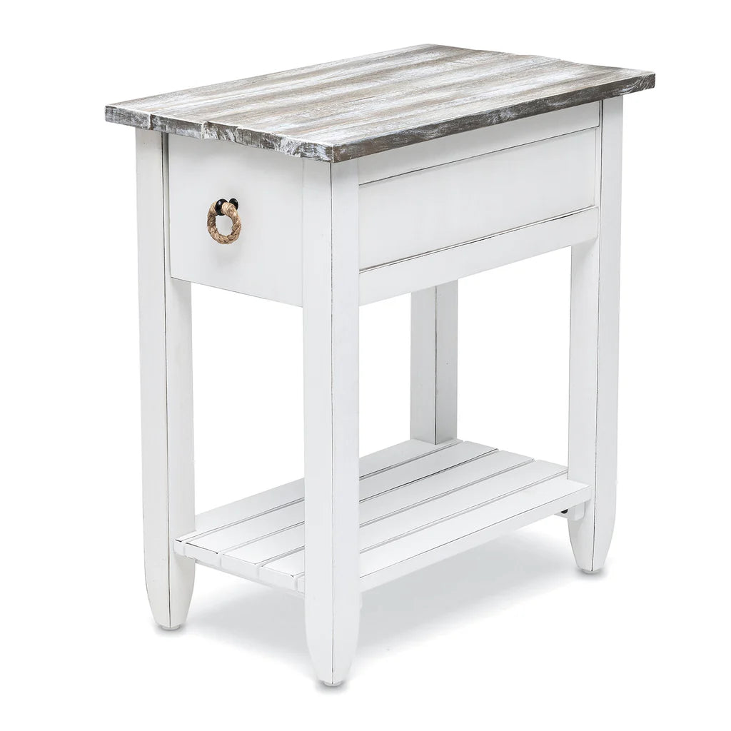 Sea Winds - Picket Fence Chairside Table