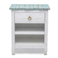 Sea Winds - Picket Fence 1-Drawer Electrified Nightstand