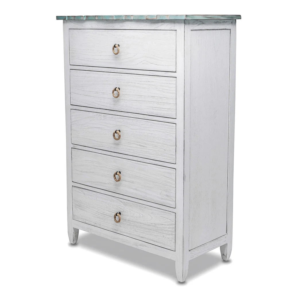 Sea Winds - Picket Fence 5-Drawer Chest