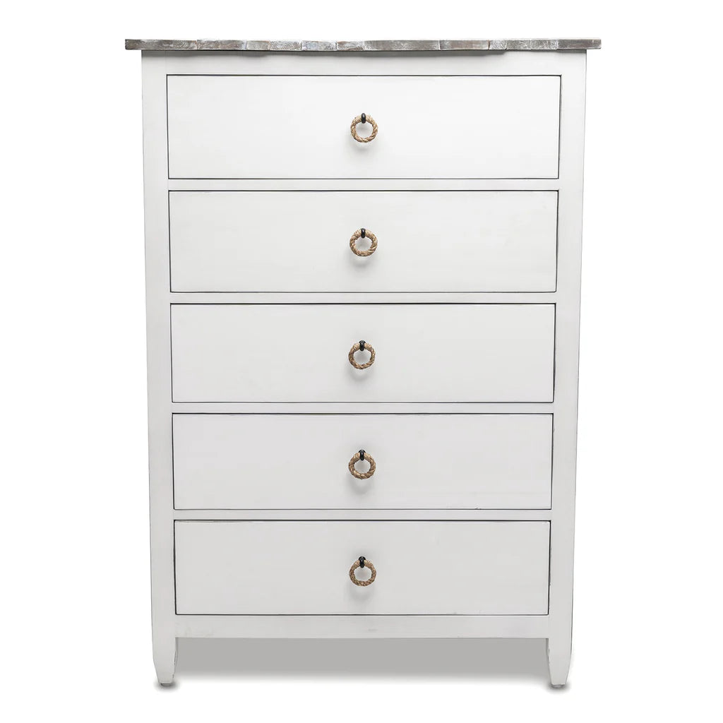 Sea Winds - Picket Fence 5-Drawer Chest