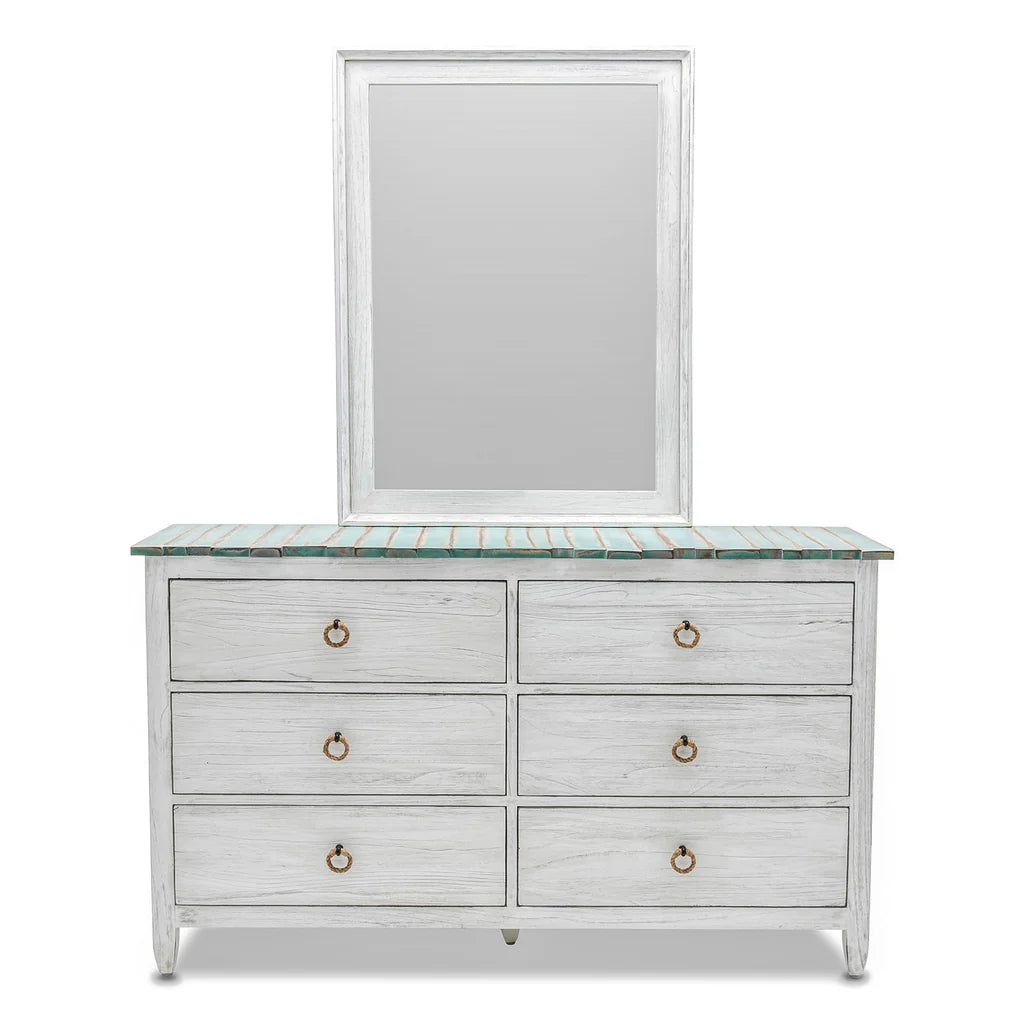 Sea Winds - Picket Fence 6-Drawer Dresser