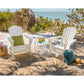 POLYWOOD South Beach Folding Adirondack Chair FREE SHIPPING