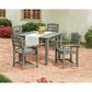 POLYWOOD La Casa Cafe' 5-Piece Parsons Dining Set FREE SHIPPING