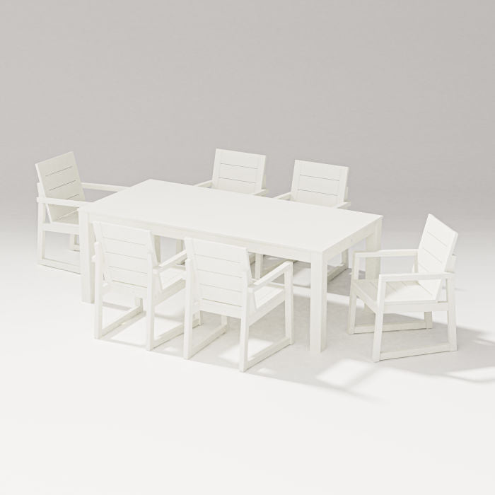 POLYWOOD Elevate 7-Piece Parsons Table Dining Set FREE SHIPPING