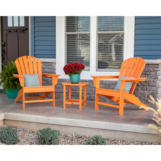 POLYWOOD South Beach Adirondack 3-Piece Set FREE SHIPPING