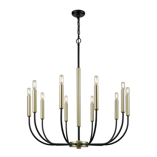 TRANSATLANTIQUE 34'' WIDE 10-LIGHT CHANDELIER - FREE SHIPPING !!!