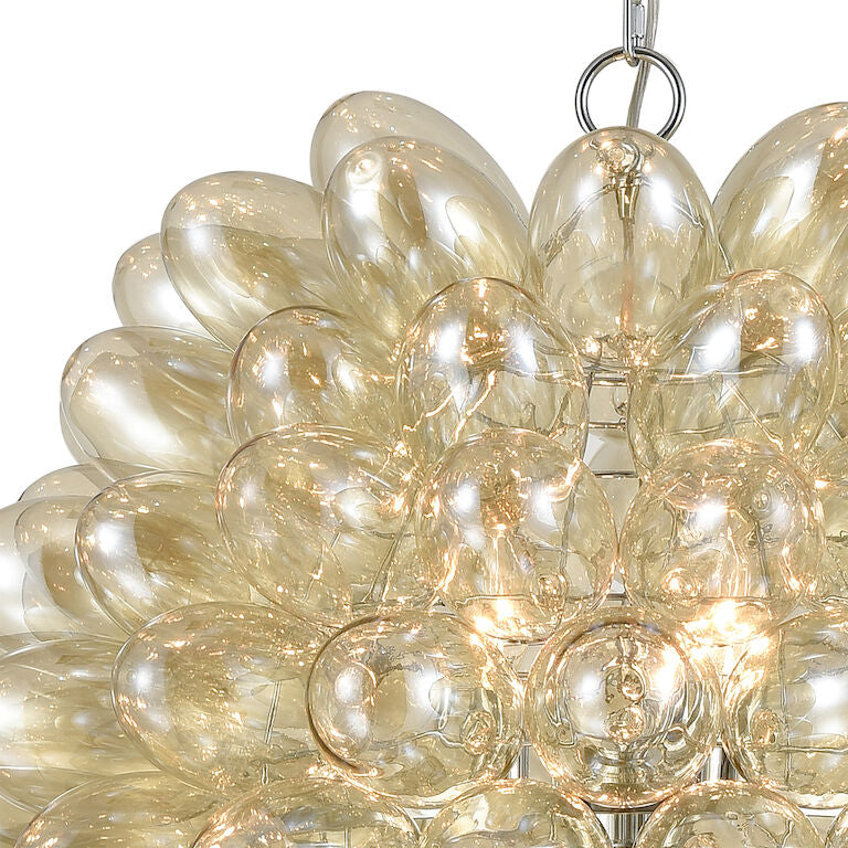 BUBBLE UP 26'' WIDE 6-LIGHT CHANDELIER - FREE SHIPPING !!!