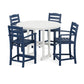 POLYWOOD La Casa Café 5-Piece Round Farmhouse Counter Set FREE SHIPPING