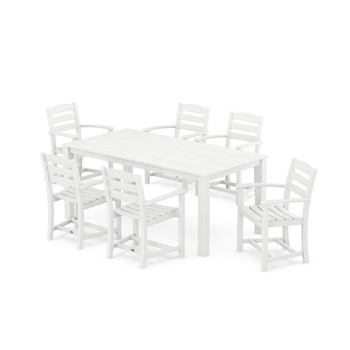 POLYWOOD La Casa Cafe' Arm Chair 7-Piece Parsons Dining Set FREE SHIPPING