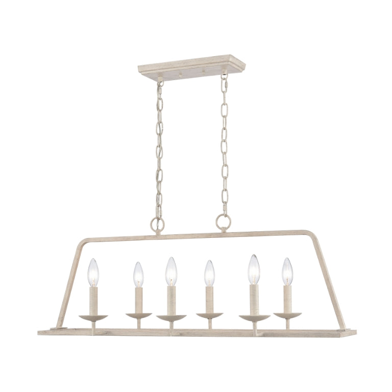 JOANIE 34'' WIDE 6-LIGHT LINEAR CHANDELIER - FREE SHIPPING !!!