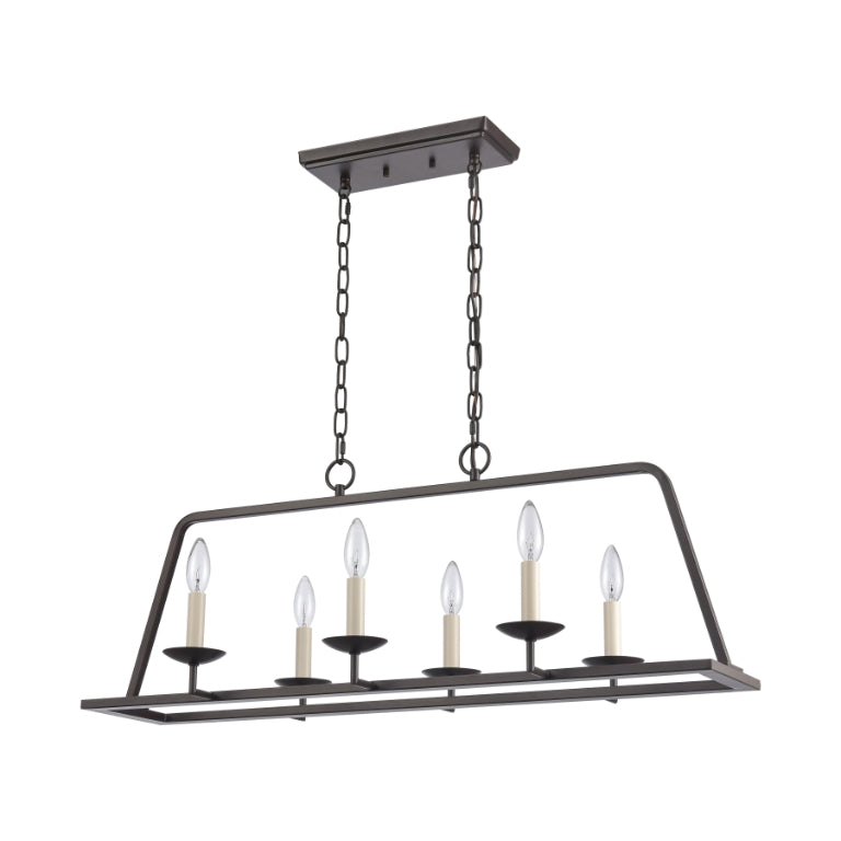 JOANIE 34'' WIDE 6-LIGHT LINEAR CHANDELIER - FREE SHIPPING !!!