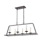 JOANIE 34'' WIDE 6-LIGHT LINEAR CHANDELIER - FREE SHIPPING !!!