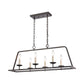 JOANIE 34'' WIDE 6-LIGHT LINEAR CHANDELIER - FREE SHIPPING !!!