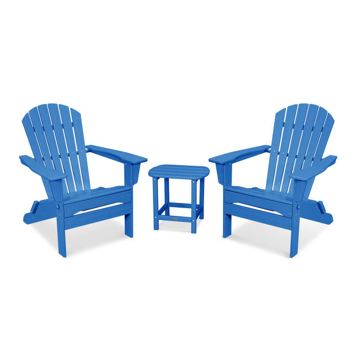 POLYWOOD South Beach 3-Piece Folding Adirondack Set FREE SHIPPING