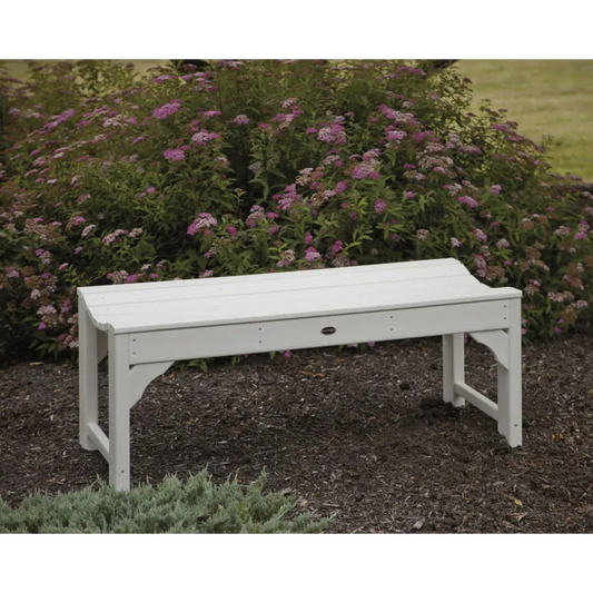 POLYWOOD Traditional Garden 48" Backless Bench FREE SHIPPING