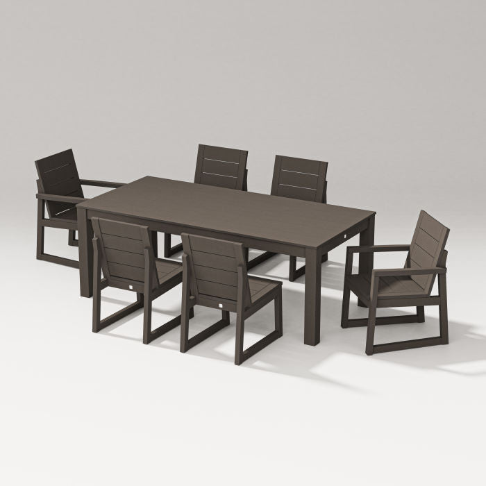 POLYWOOD Elevate 7-Piece Parsons Table Dining Set FREE SHIPPING