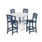 POLYWOOD La Casa Café 5-Piece Farmhouse Trestle Bar Set FREE SHIPPING