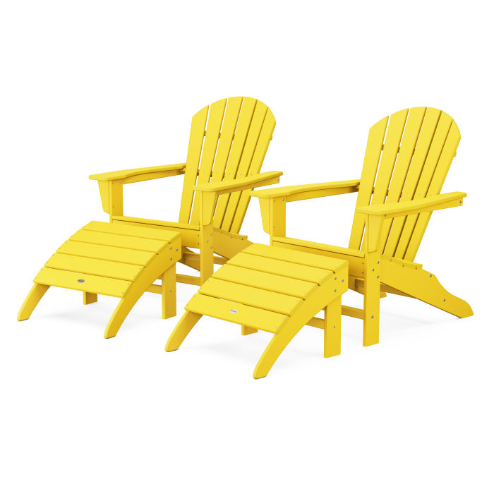 POLYWOOD South Beach 4-Piece Adirondack Set FREE SHIPPING