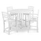 POLYWOOD La Casa Café 5-Piece Round Farmhouse Counter Set FREE SHIPPING