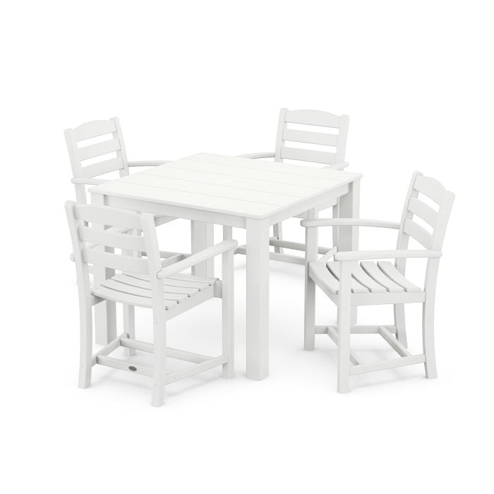 POLYWOOD La Casa Cafe' 5-Piece Parsons Dining Set FREE SHIPPING