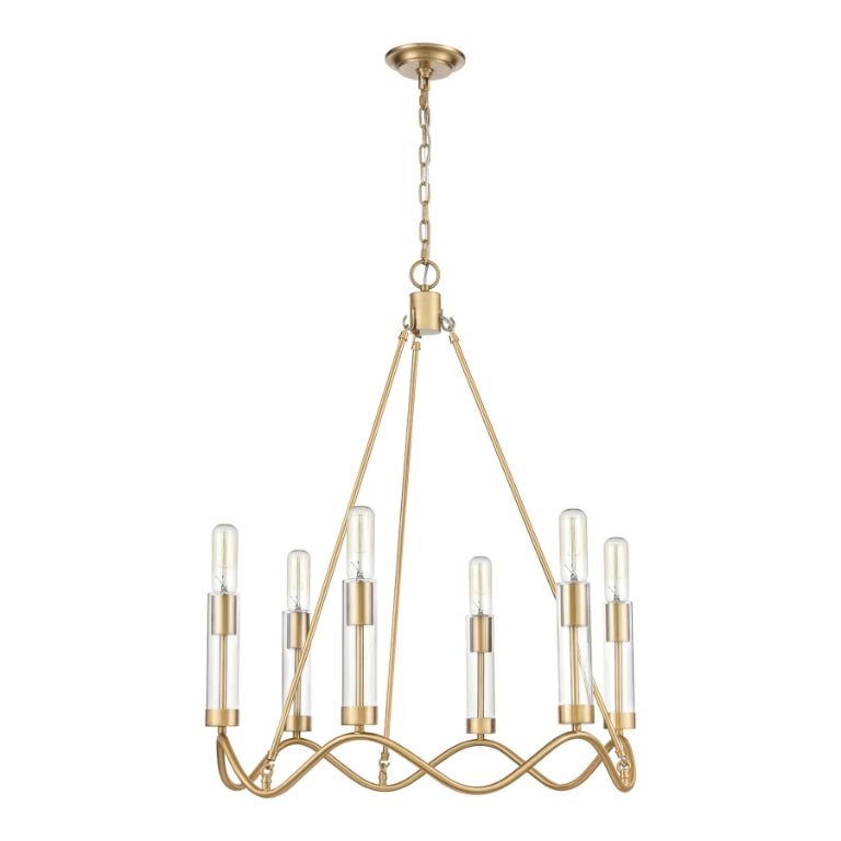 CELSIUS 27'' WIDE 6-LIGHT CHANDELIER - FREE SHIPPING !!!