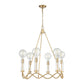 CELSIUS 27'' WIDE 6-LIGHT CHANDELIER - FREE SHIPPING !!!