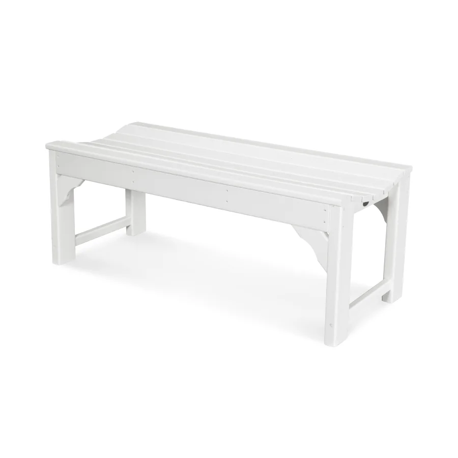 POLYWOOD Traditional Garden 48" Backless Bench FREE SHIPPING