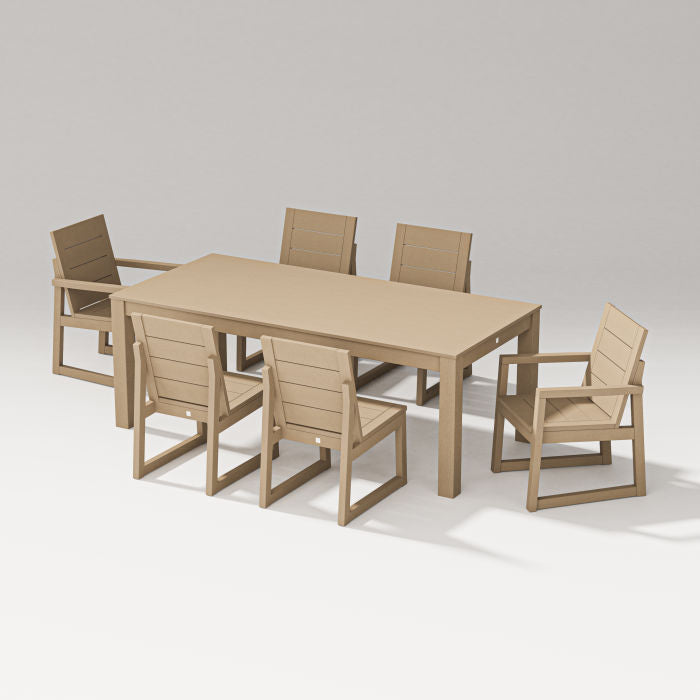 POLYWOOD Elevate 7-Piece Parsons Table Dining Set FREE SHIPPING