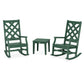 POLYWOOD Wovendale 3-Piece Rocking Chair Set FREE SHIPPING