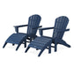 POLYWOOD South Beach 4-Piece Adirondack Set FREE SHIPPING