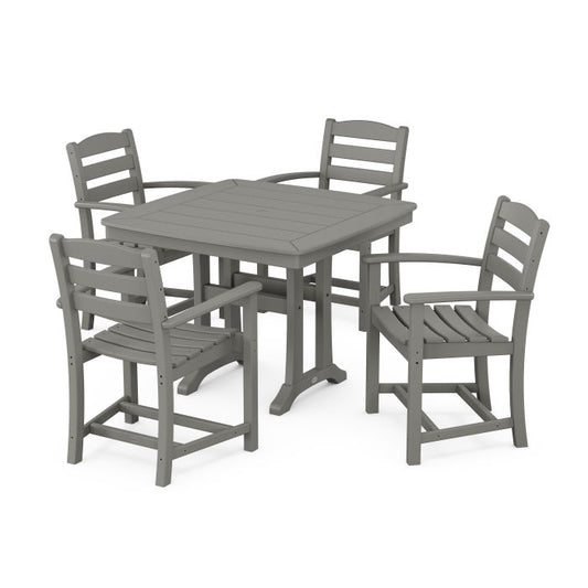 POLYWOOD La Casa Café 5-Piece Dining Set with Trestle Legs FREE SHIPPING